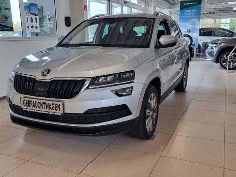 Silber Gebraucht 2021 Skoda Karoq Clever SUV | 21.950 € (Fairer Preis) - Bild 1/4