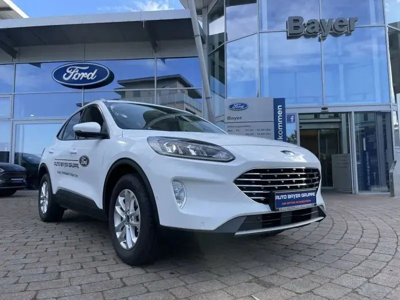 Frozen white Gebraucht 2023 Ford Kuga Titanium SUV | 21.990 € (Guter Preis) - Bild 1/4