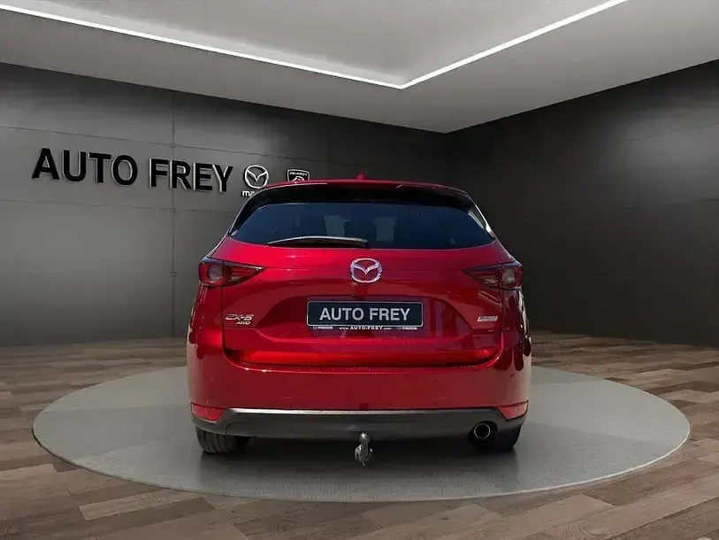 Gebraucht Mazda CX-5 Sports-Line 184 PS (135 kW) 2018 Magmarot metallic SUV