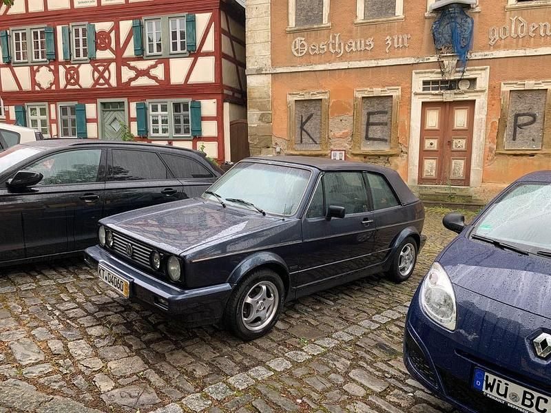 Blau Gebraucht 1988 VW Golf Cabriolet Karmann Cabrio | 6.500 € - Bild 1/2