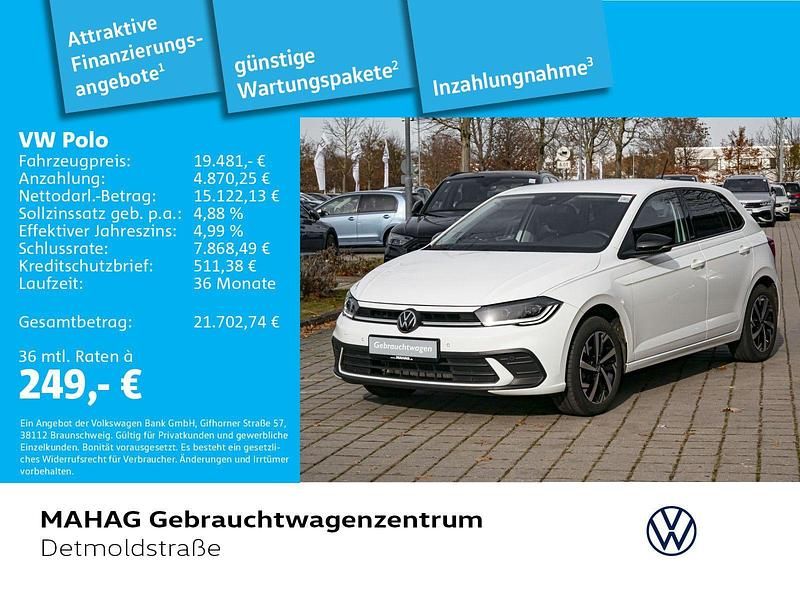 Pure white Gebraucht 2023 VW Polo Move Limousine | 19.481 € (Fairer Preis) - Bild 1/2