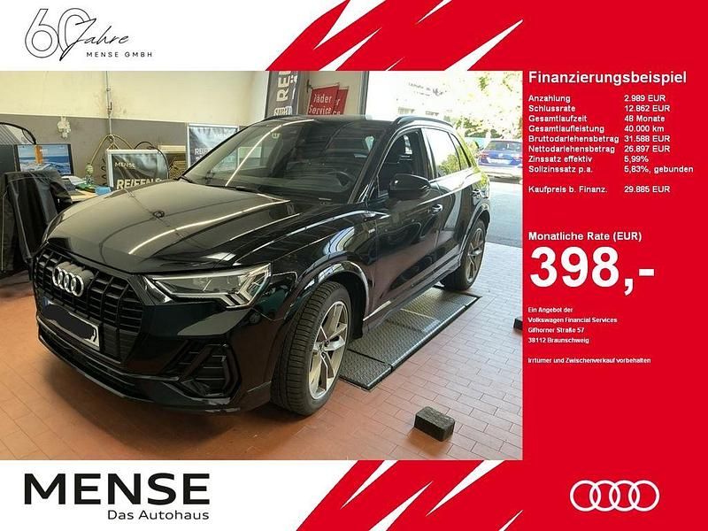 Mythosschwarz Gebraucht 2022 Audi Q3 S-Line SUV | 29.885 € (Guter Preis) - Bild 1/4