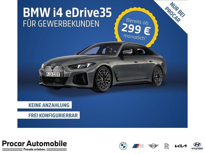 Schwarz Neu 2026 BMW i4 Limousine | 43.349 € (Superpreis) - Bild 1/4