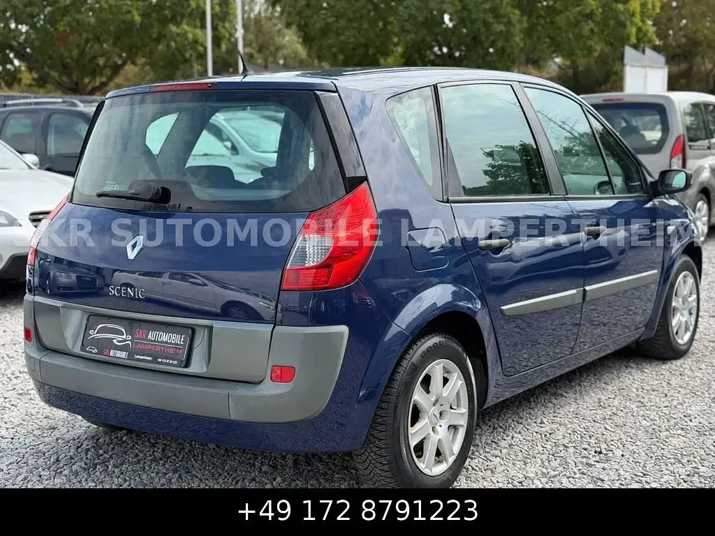 Gebraucht Renault Scénic II Avantage 111 PS (81 kW) 2008 Blau Van / Kleinbus