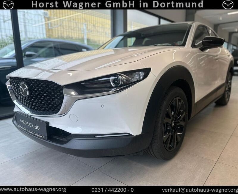 Weiß Neu 2025 Mazda CX-30 Homura-Line SUV | 28.290 € - Bild 1/3