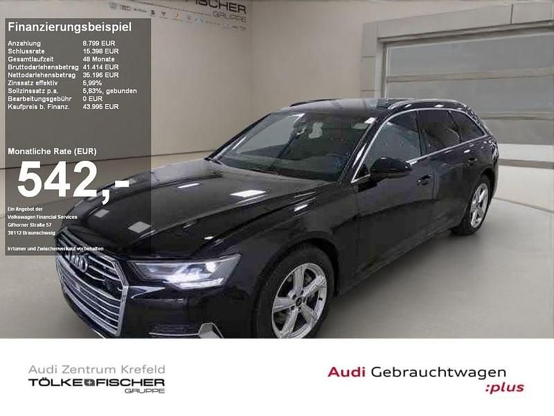 Mythosschwarz (metallic) Gebraucht 2023 Audi A6 Sport Kombi | 40.979 € (Fairer Preis) - Bild 1/4