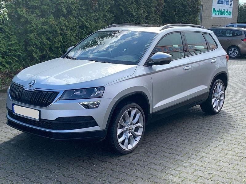 Gebraucht Skoda Karoq 150 PS (110 kW) 2021 Silber SUV