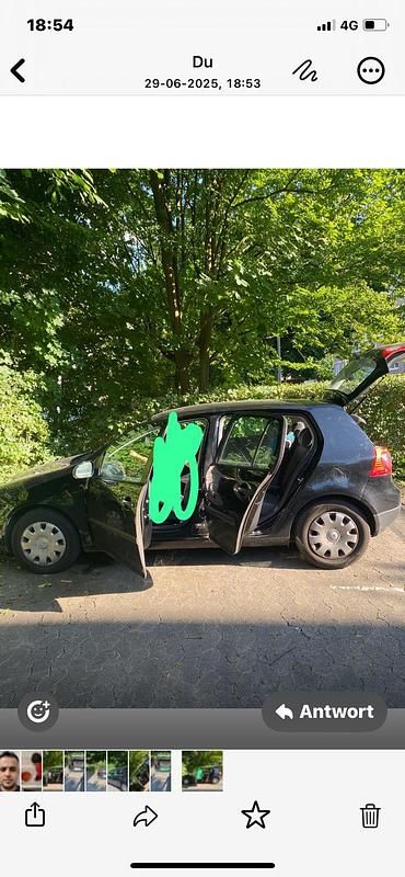 Schwarz Gebraucht 2005 VW Golf IV Kleinwagen | 1.599 € (Fairer Preis) - Bild 1/4