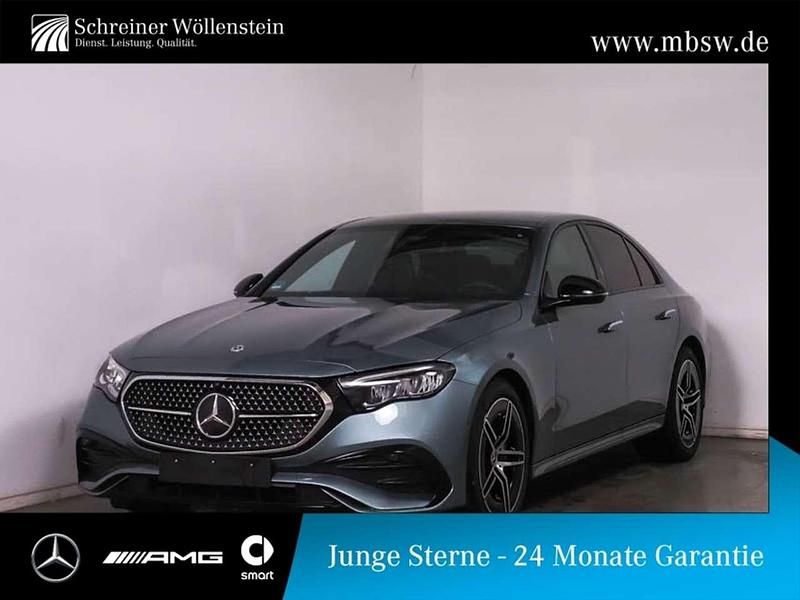 Gebraucht Mercedes E220 AMG 197 PS (144 kW) 2024 Metalliclack verdesilber Limousine
