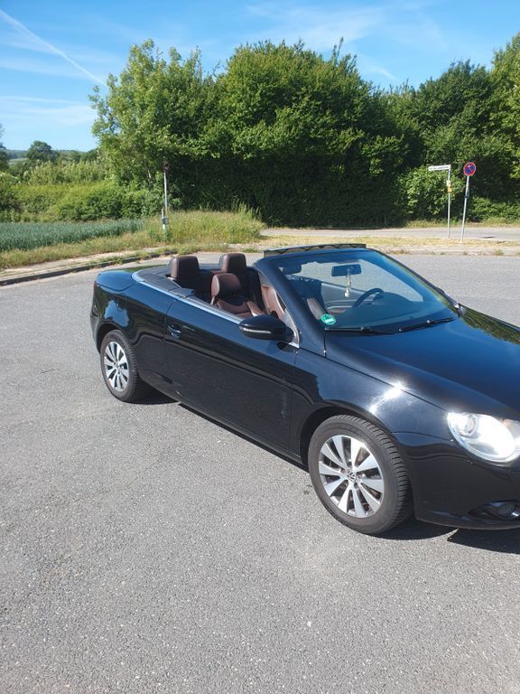 Schwarz Gebraucht 2009 VW Eos Edition Cabrio | 3.950 € (Guter Preis) - Bild 1/4