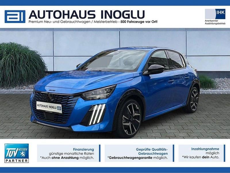 Blau Gebraucht 2024 Peugeot 208 GT Kleinwagen | 18.680 € - Bild 1/4