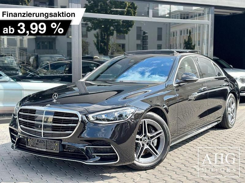 Schwarz Gebraucht 2023 Mercedes S350 AMG line Limousine | 95.950 € (Teuer) - Bild 1/4