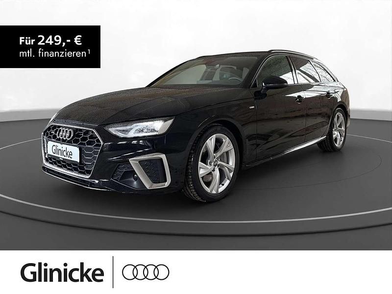 Mythosschwarz metallic Gebraucht 2022 Audi A4 S-Line Kombi | 34.880 € (Guter Preis) - Bild 1/3