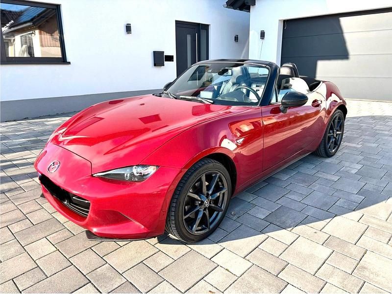 Rot Gebraucht 2016 Mazda MX5 Exclusive Cabrio | 13.499 € (Guter Preis) - Bild 1/4