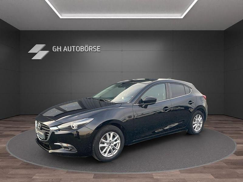 Schwarz Gebraucht 2018 Mazda 3 Exclusive-Line Limousine | 14.490 € (Fairer Preis) - Bild 1/4