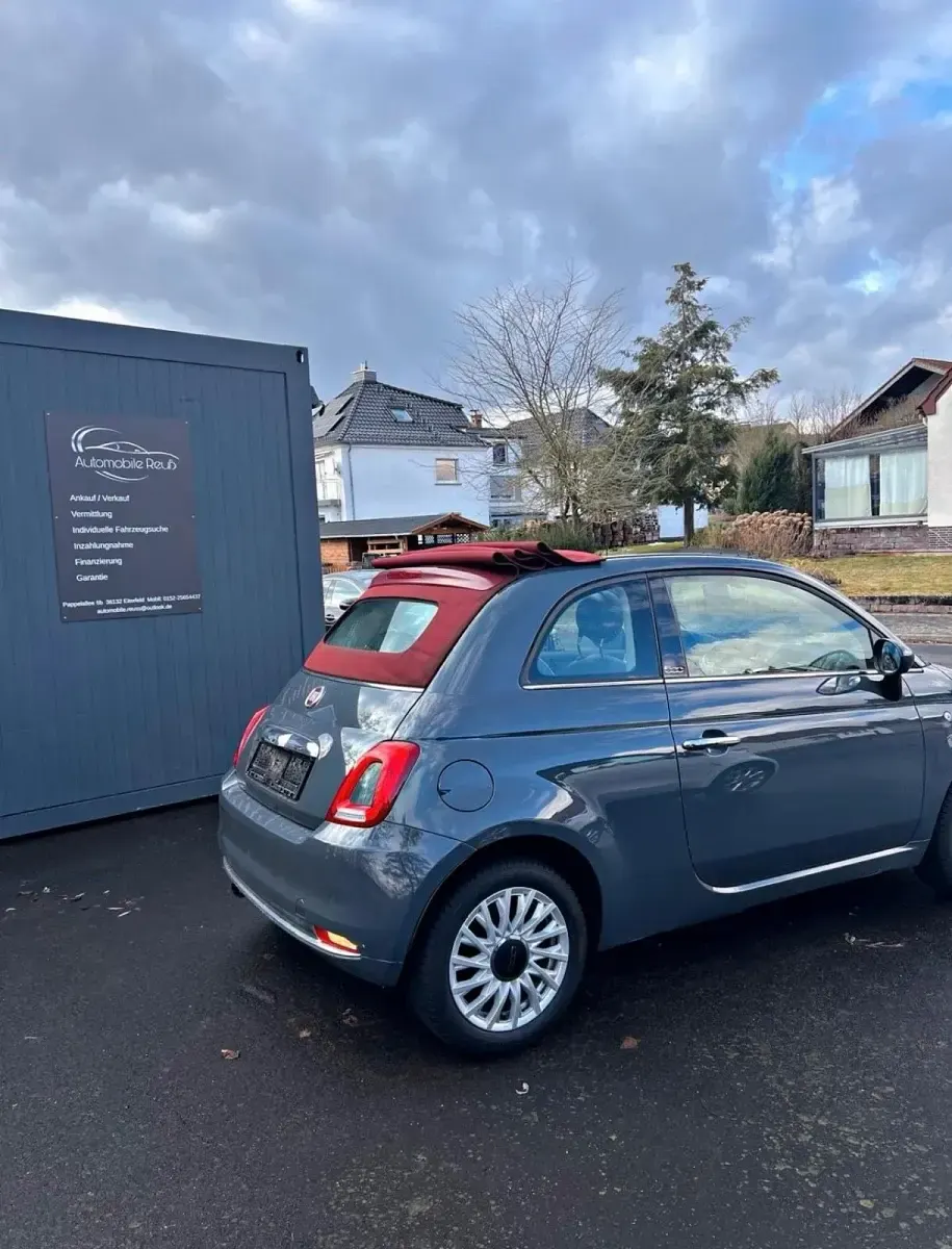 Usata Fiat 500 Lounge 86 CV (63 kW) 2018 Grigio Cabrio
