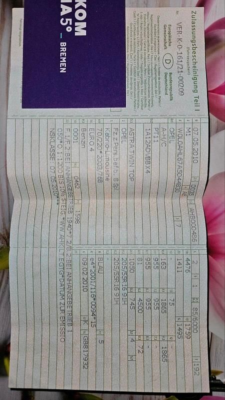 Gebraucht Opel Astra Cabriolet 115 PS (84 kW) 2010 Blau Cabrio