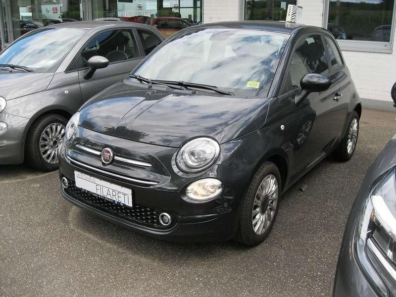 Vesuvio schwarz Gebraucht 2021 Fiat 500 Lounge Kleinwagen | 10.550 € (Guter Preis) - Bild 1/4