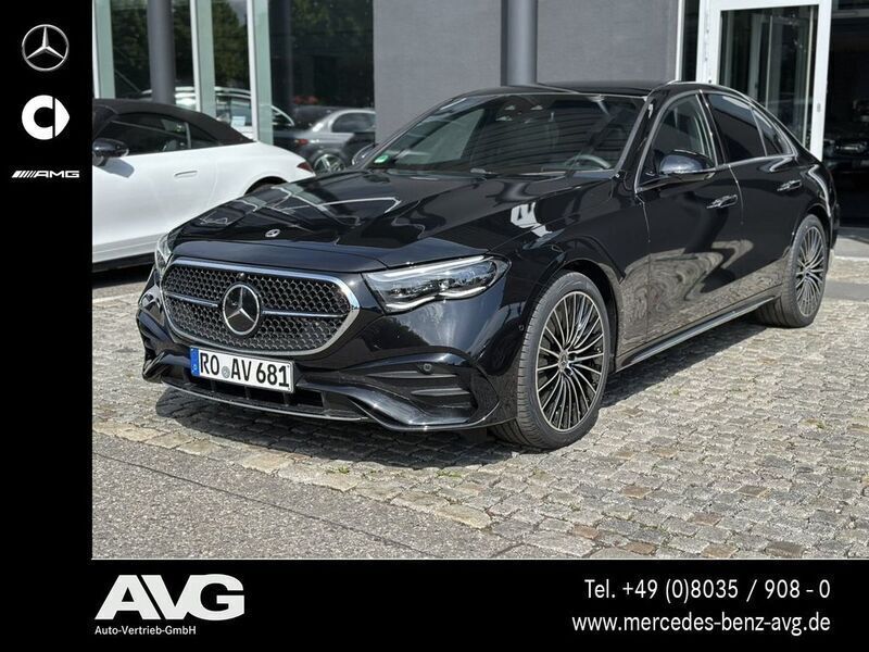 Obsidianschwarz Gebraucht 2025 Mercedes E220 AMG Limousine | 60.900 € (Etwas zu teuer) - Bild 1/4