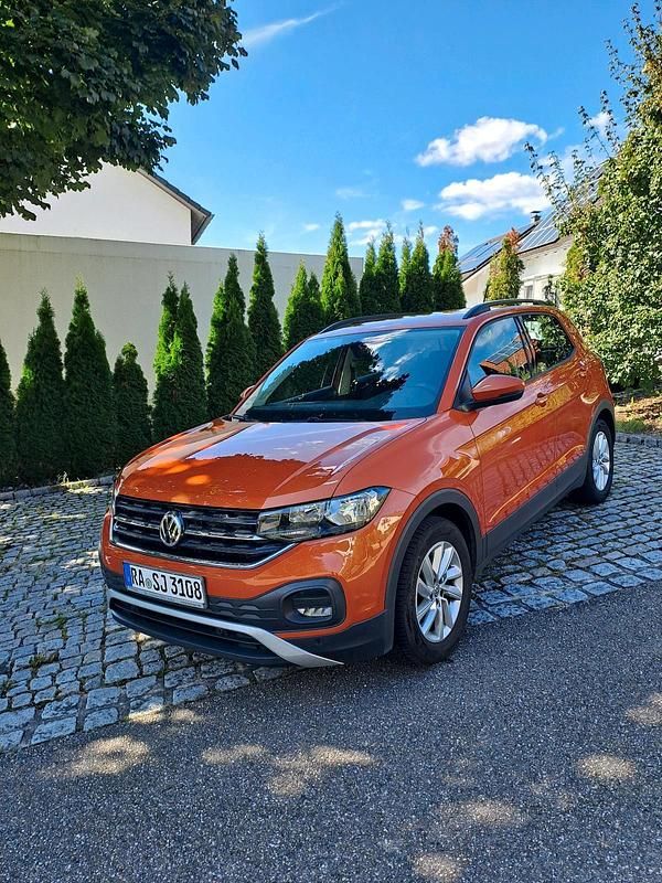 Orange Gebraucht 2021 VW T-Cross SUV | 17.300 € (Superpreis) - Bild 1/4