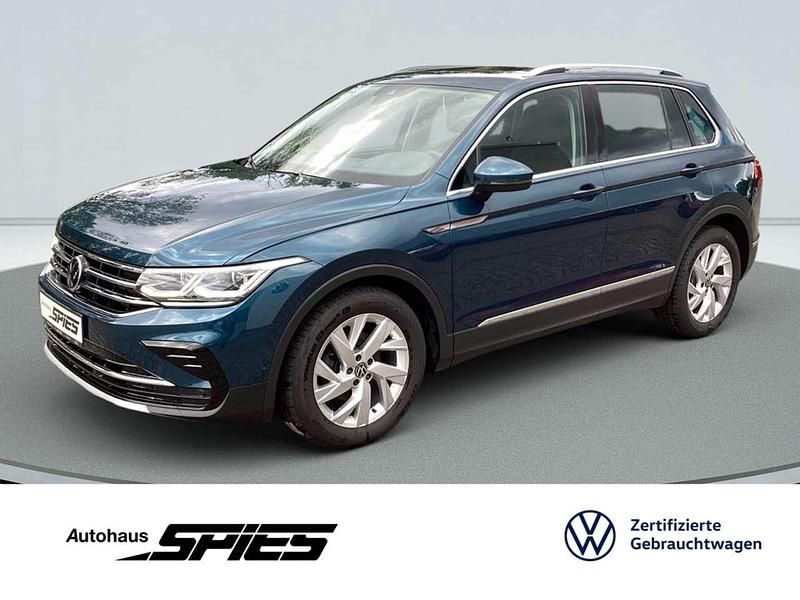 Nightshade blue Gebraucht 2021 VW Tiguan Elegance SUV | 29.890 € (Fairer Preis) - Bild 1/3
