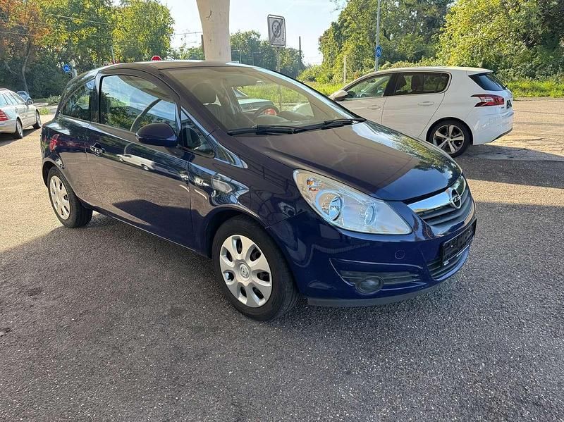 Royalblau h: u2/f:atlantikblau Gebraucht 2009 Opel Corsa Edition Kleinwagen | 3.200 € (Etwas zu teuer) - Bild 1/4