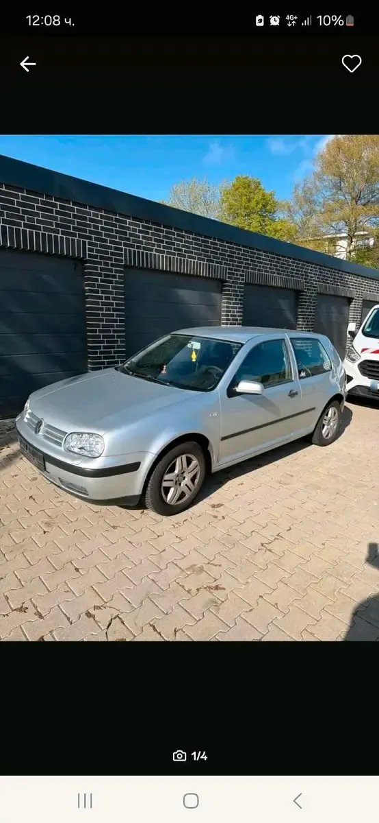 Usado VW Golf 75 HP (55 kW) 2003 Cinzento Coupé