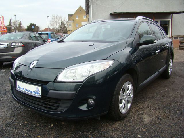 Grün metallic Gebraucht 2010 Renault Mégane GrandTour Luxe Kombi | 8.470 € (Teuer) - Bild 1/4