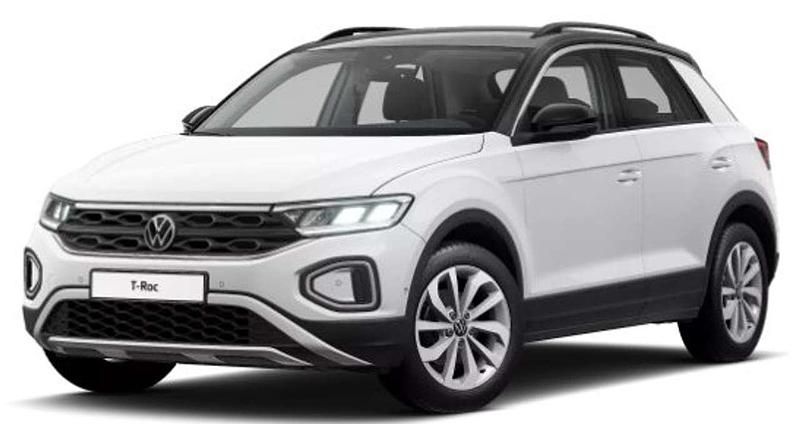 Weiß Gebraucht 2024 VW T-Roc Life SUV | 22.450 € (Guter Preis) - Bild 1/4