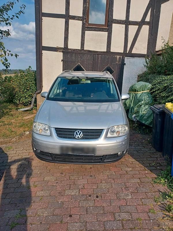 Silber Gebraucht 2004 VW Touran Van / Kleinbus | 1.050 € (Guter Preis) - Bild 1/4