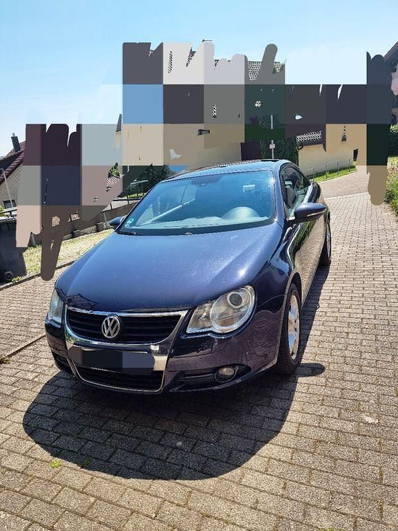 Blau Gebraucht 2010 VW Eos Cabrio | 6.200 € (Fairer Preis) - Bild 1/4