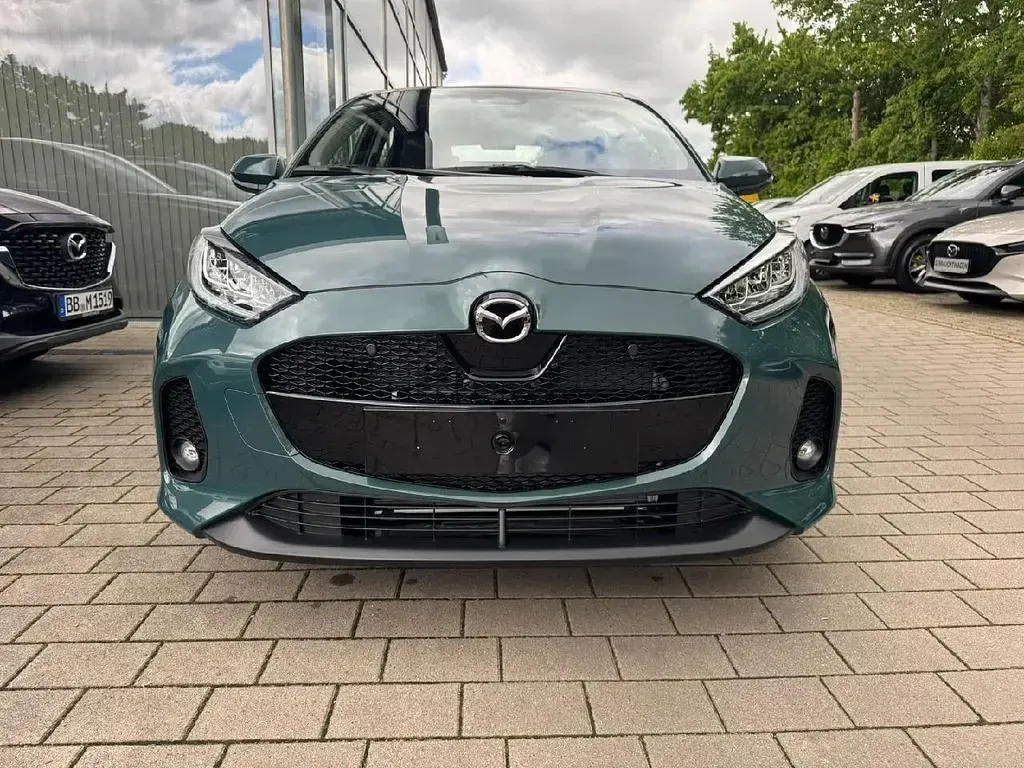 Ny Mazda 2 Exclusive-Line 116 HK (85 kW) 2026 Grøn Hatchback