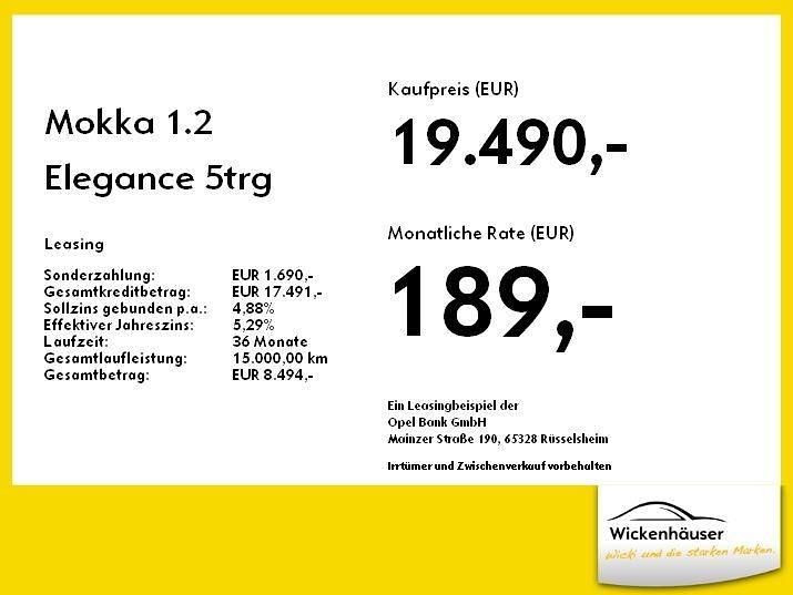 Gebraucht Opel Mokka Elegance 136 PS (100 kW) 2025 Lackierung schwarz perla nera/typ aussen (metallic) SUV