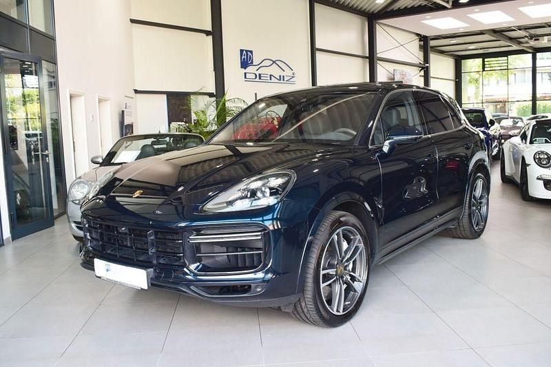 Blau Gebraucht 2019 Porsche Cayenne Turbo SUV | 53.899 € - Bild 1/3