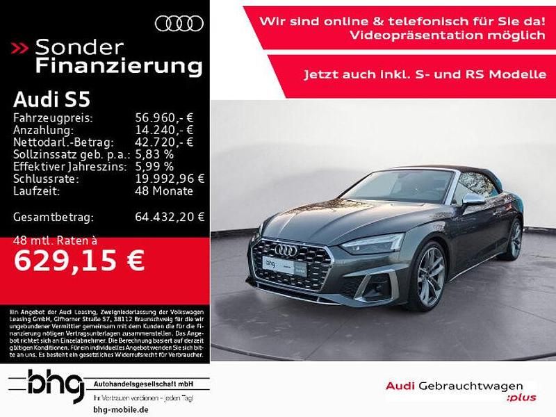 Grau Gebraucht 2023 Audi S5 Comfort | 56.960 € (Teuer) - Bild 1/4