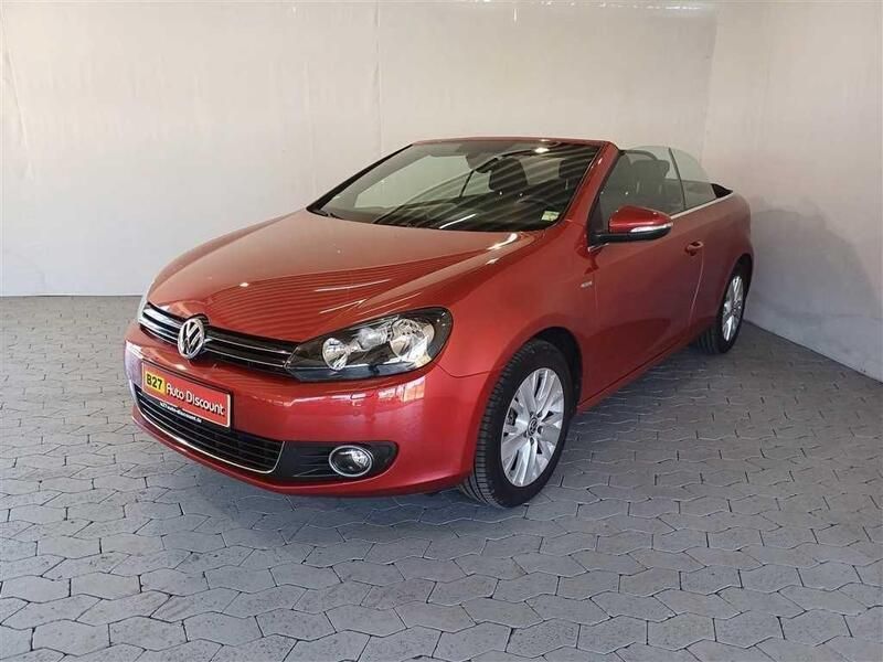 Rot Gebraucht 2013 VW Golf Cabriolet Life Cabrio | 10.980 € (Guter Preis) - Bild 1/4