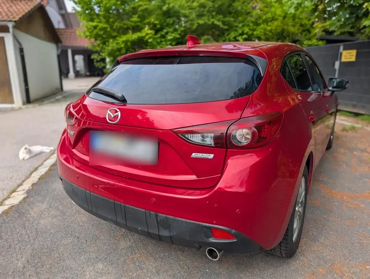 Gebraucht Mazda 3 150 PS (110 kW) 2014 Rot Coupé