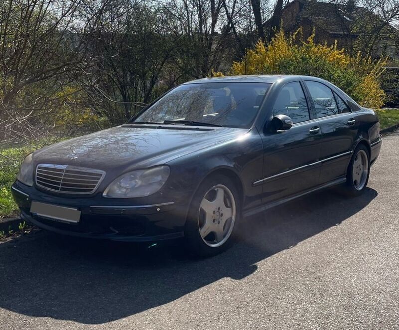 Blau Gebraucht 2001 Mercedes S55 AMG AMG Limousine | 10.800 € (Fairer Preis) - Bild 1/4