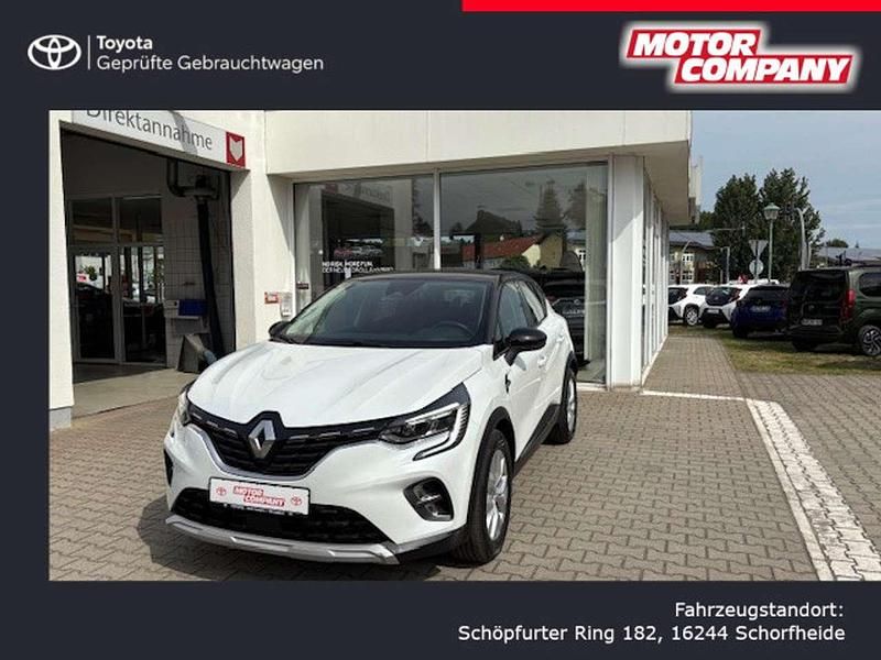 Weiss qnc+schwarz gne Gebraucht 2021 Renault Captur Intens SUV | 17.990 € (Fairer Preis) - Bild 1/4