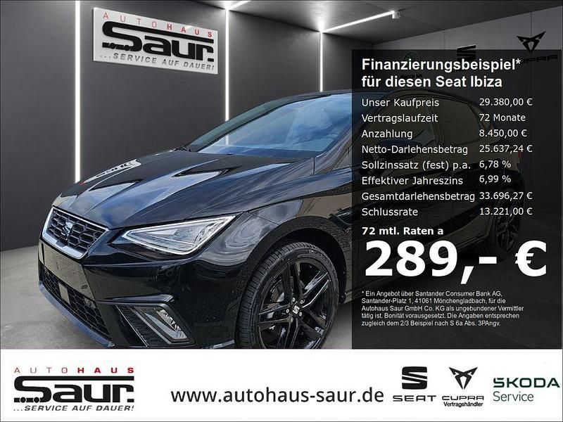 Schwarz Neu 2025 Seat Ibiza Black Edition Kleinwagen | 29.380 € (Fairer Preis) - Bild 1/4