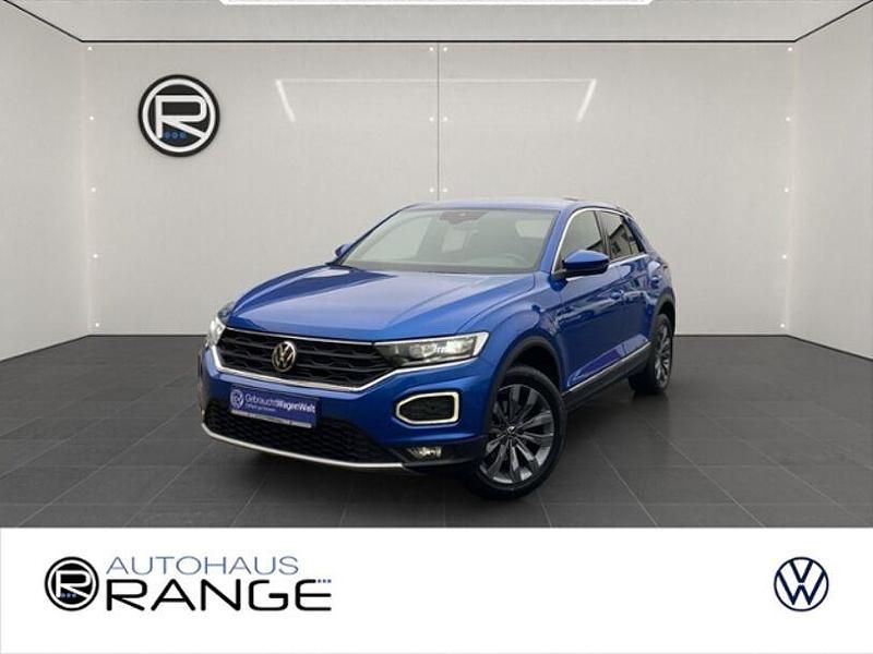 Blau Gebraucht 2022 VW T-Roc Sportline SUV | 24.980 € (Fairer Preis) - Bild 1/4