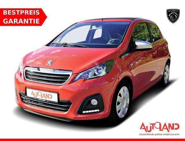 Rot (metallic) Gebraucht 2017 Peugeot 108 Style Kleinwagen | 9.900 € (Etwas zu teuer) - Bild 1/4
