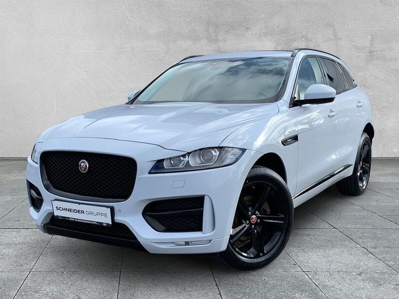 Weiß Gebraucht 2020 Jaguar F-Pace R-Sport SUV | 31.900 € (Fairer Preis) - Bild 1/4