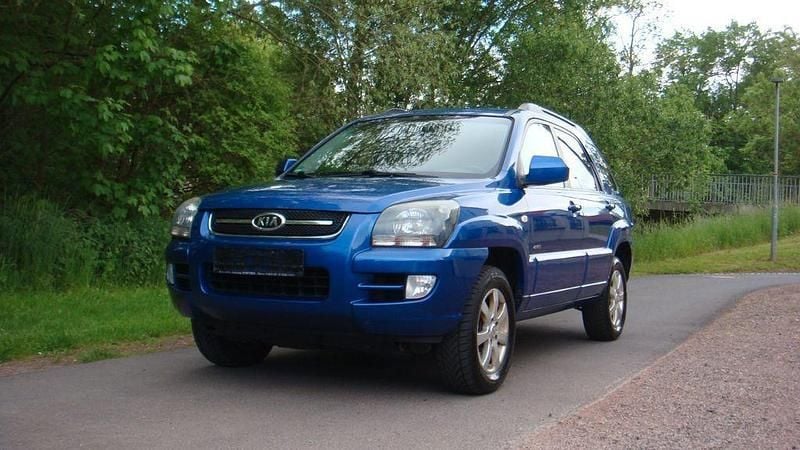 Blau Gebraucht 2009 Kia Sportage SUV | 2.190 € (Superpreis) - Bild 1/4