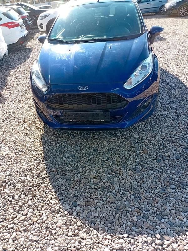 Blau Gebraucht 2017 Ford Fiesta ST-Line Kleinwagen | 4.999 € (Superpreis) - Bild 1/4