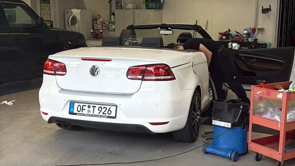 Occasion VW Eos Exclusive 211 ch (155 kW) 2011 Blanc Cabriolet
