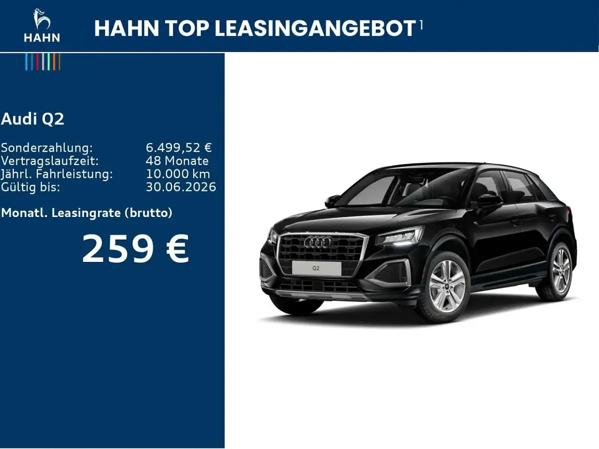 Używany Audi Q2 Advanced Plus 150 KM (110 kW) 2026 Czarny SUV