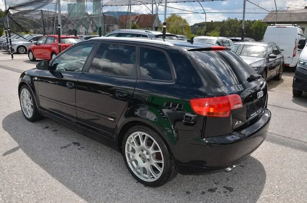 Gebraucht Audi A3 S-Line 140 PS (102 kW) 2007 Schwarz Kleinwagen