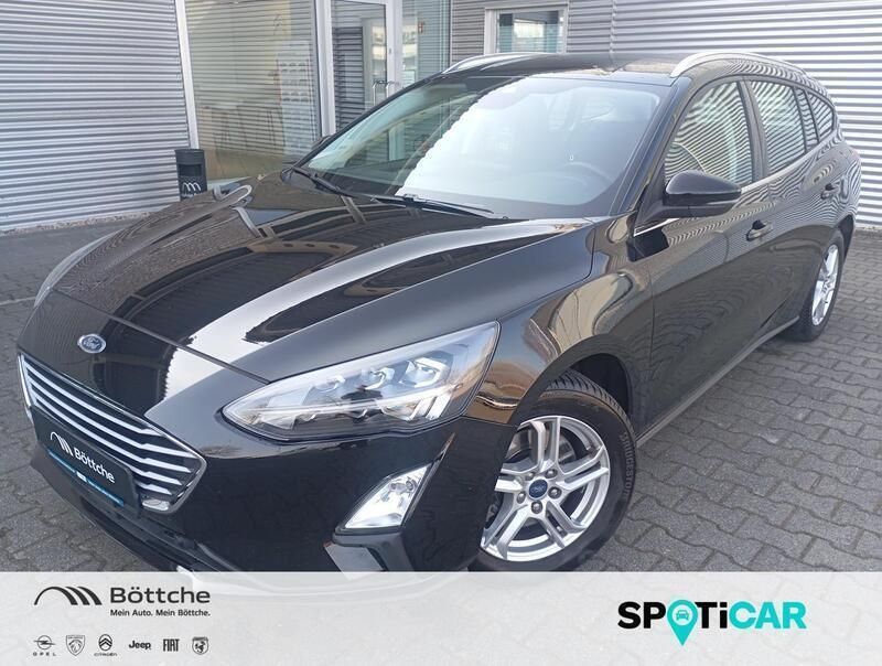 Obsidianschwarz metallic Gebraucht 2021 Ford Focus Cool & Connect Kombi | 19.990 € (Fairer Preis) - Bild 1/4