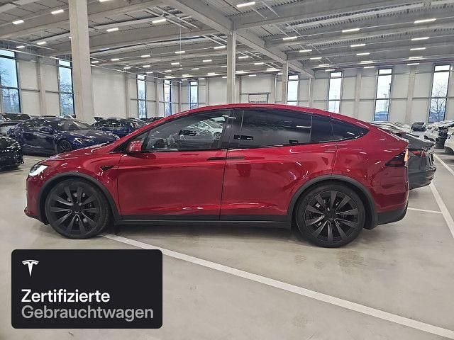 Gebraucht Tesla Model X Long Range AWD 492 kW (669 PS) 2025 Rot SUV